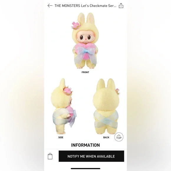 Labubu Let’s Checkmate QUEEN Vinyl Face Plush Pendant - Picture 10 of 11